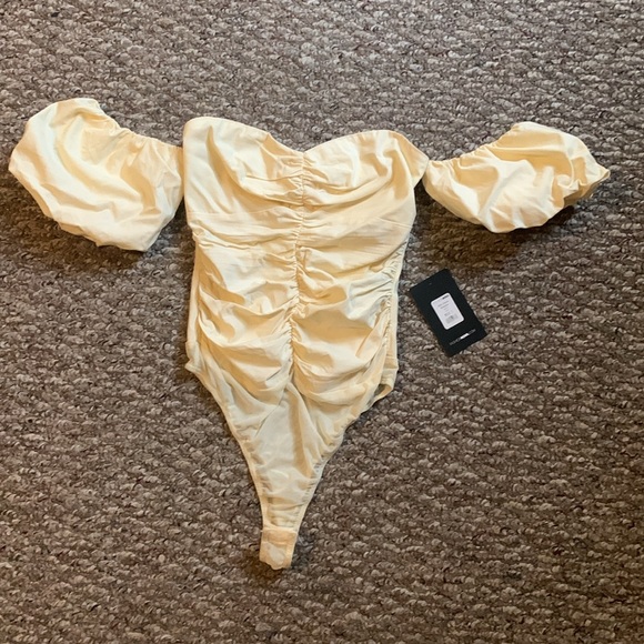 Fashion Nova With Desire Ivory Bodysuit - Picture 5 of 6